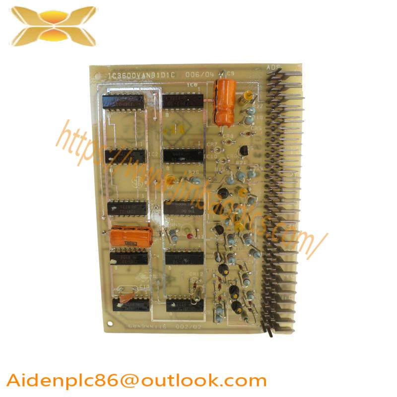 GE IC3600VANB1D1C Control PLC Annunciator Board