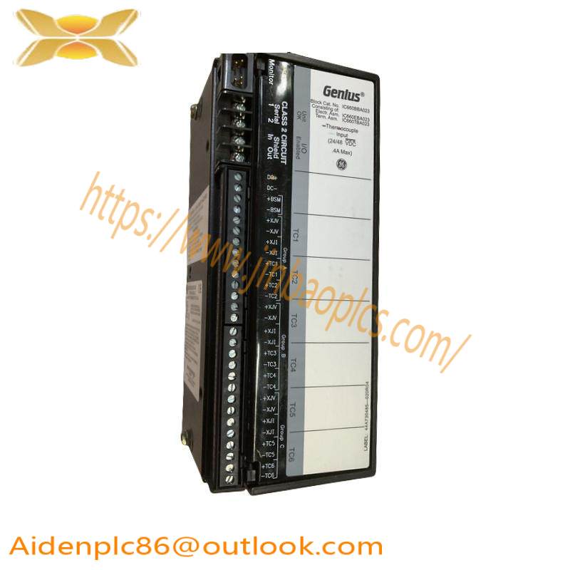 GE Fanuc IC660BBA023 I-O Thermocouple Input Block