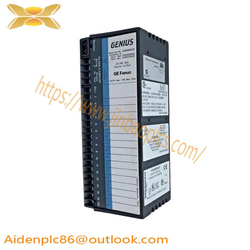 GE IC660BBD020 I/O Interface Block