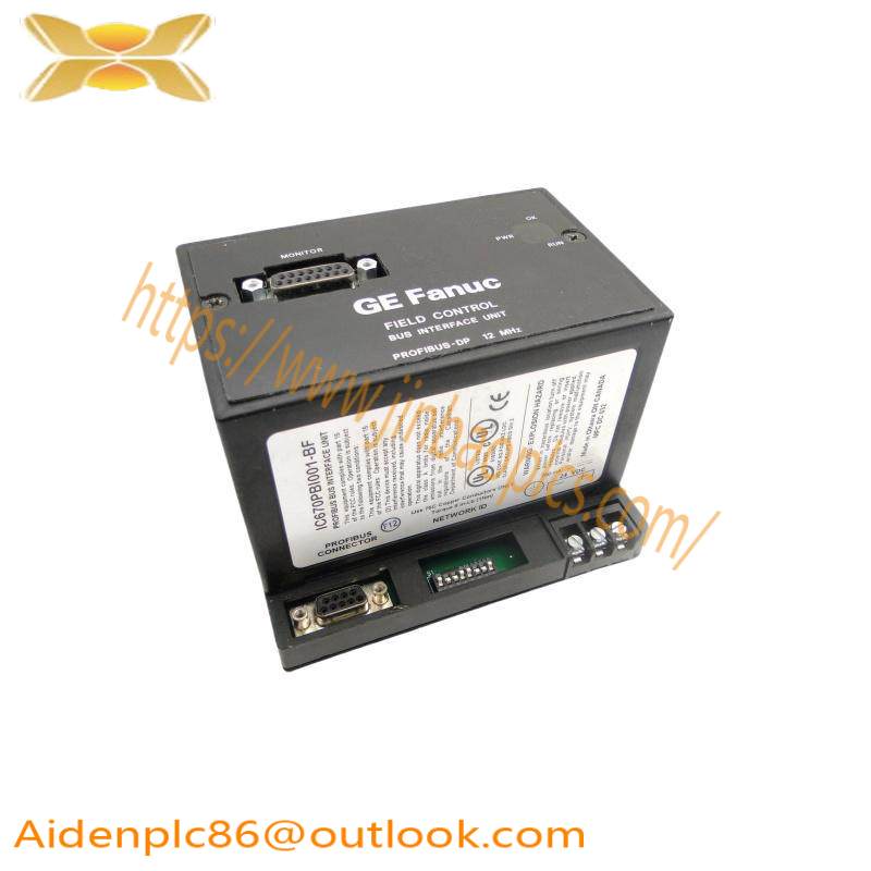 GE Fanuc IC670PBI001 Profibus Bus Interface Unit