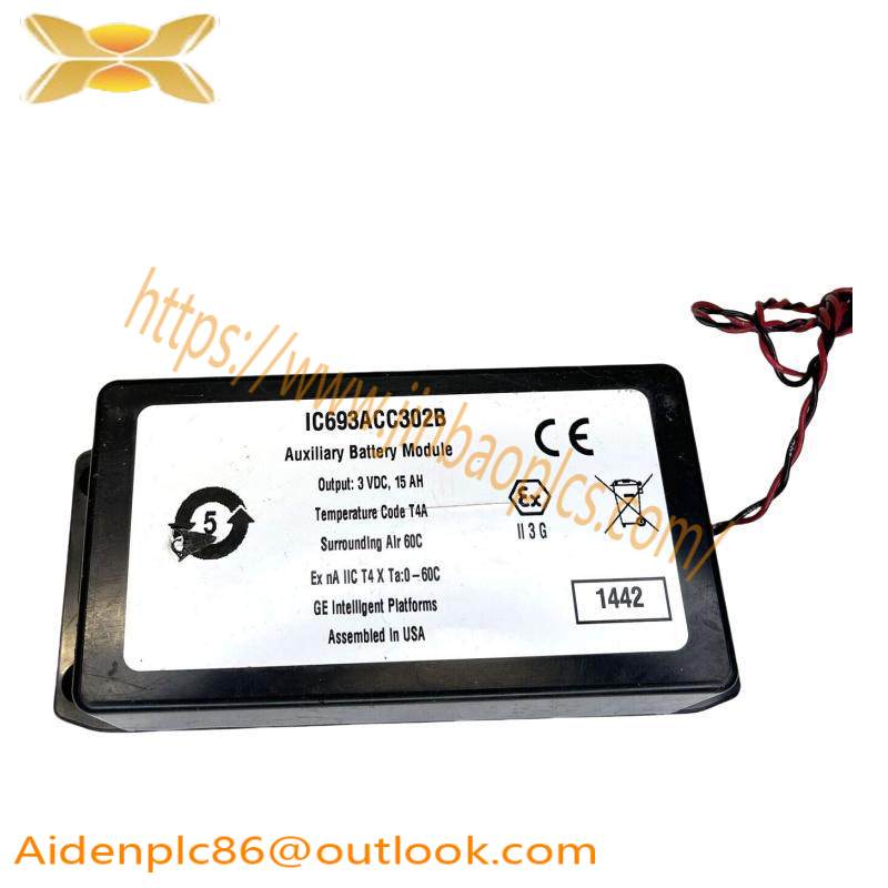 GE IC693ACC302B Auxiliary Smart Battery Module