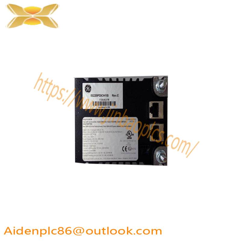 GE IS220PGENH1A, REV E Boards & Turbine Control