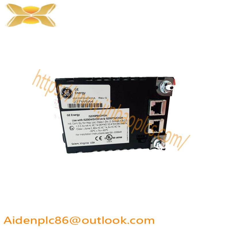 GE IS220PSVOH1A, REV-G Boards & Turbine Control