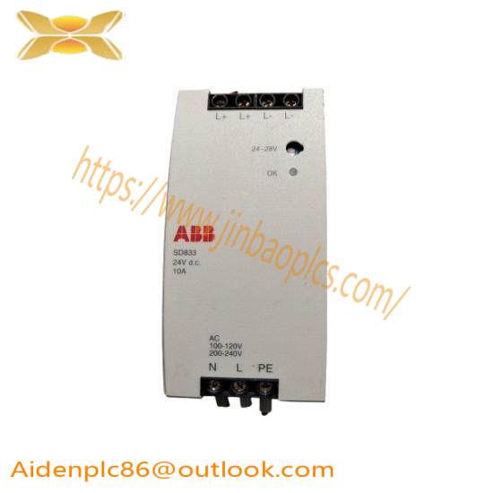 SD833 3BSC610066R1  Power Supply  ABB