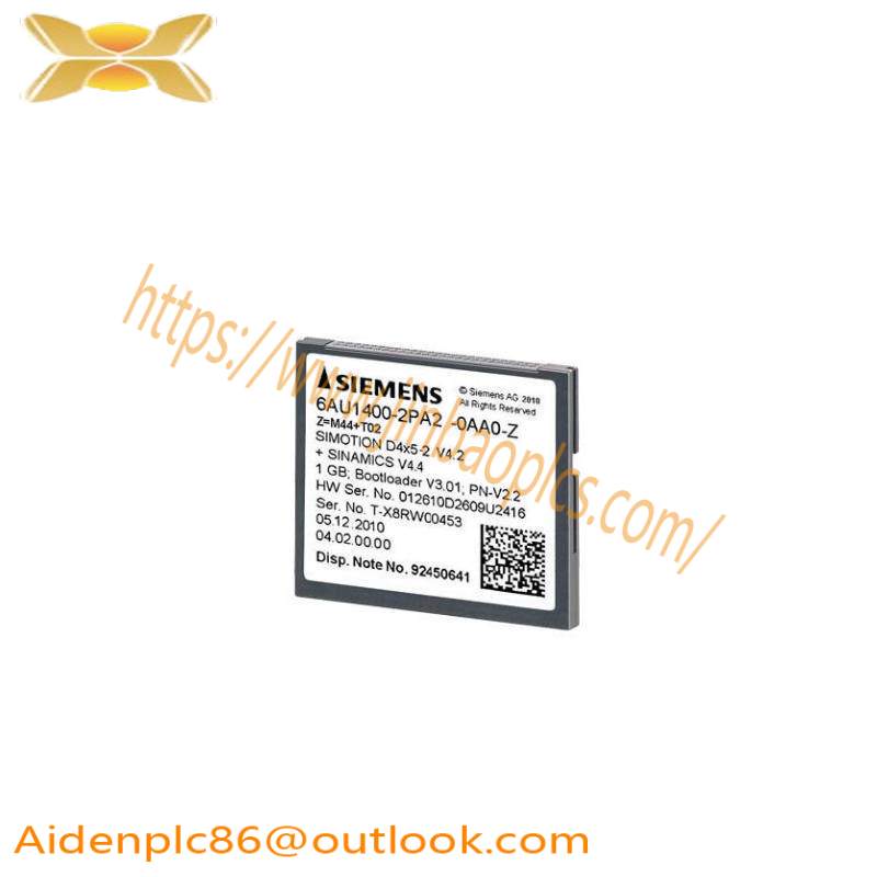 SIEMENS 6AU1400-2PA02-0AA0 1 GB Compact Flash Card