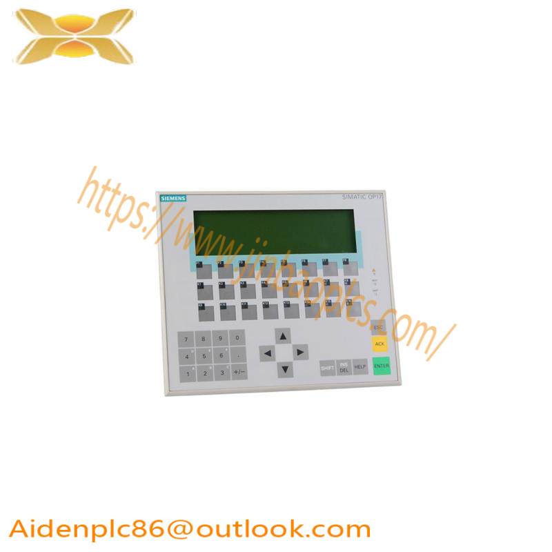 SIEMENS 6AV3617-1JC20-0AX1 OPERATOR INTERFACE