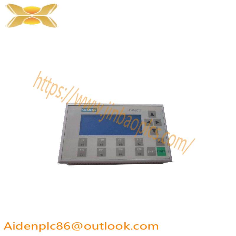 SIEMENS 6AV6640-0AA00-0AX0 TD400C text display