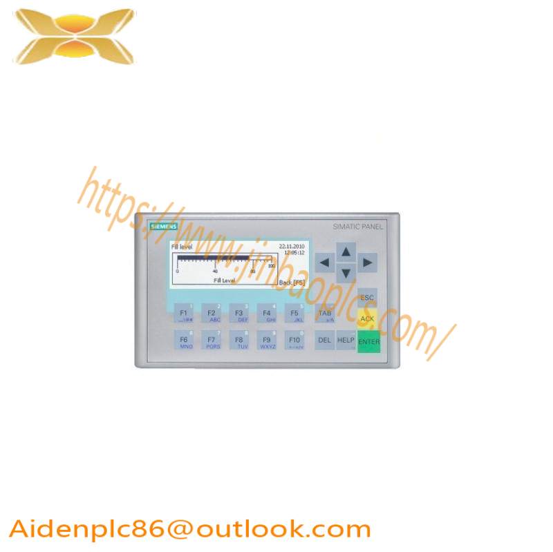SIEMENS 6AV6647-0AH11-3AX0 BASIC PANEL