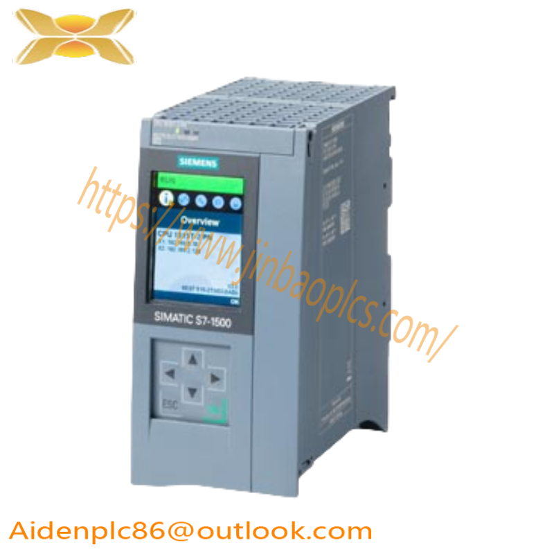 SIEMENS 6ES7515-2TN03-0AB0 central processing unit with 1.5 MB work memory.