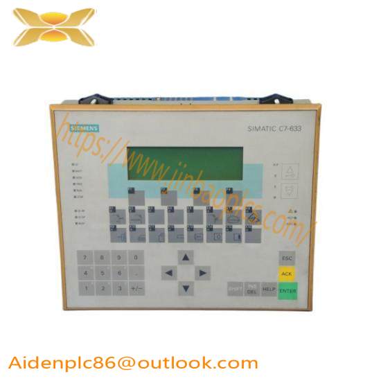 SIEMENS 6ES7633-2BF02-0AE3 C7-633DP Compact Display & Control Unit