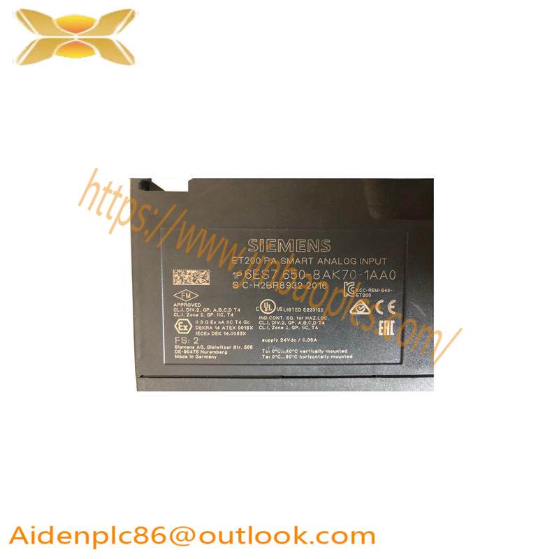 SIEMENS 6ES7650-8AK70-1AA0 Analog input module