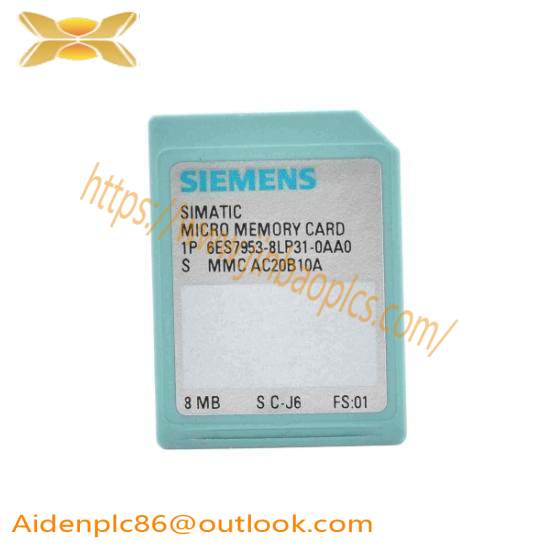 Siemens 6ES7 953-8LP31-0AA0  Memory Card