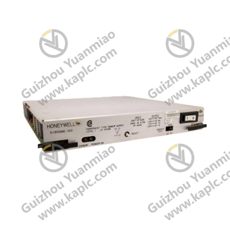 HONEYWELL 51195066-100 Five-slot Chassis Power Supply for Industrial Control Systems
