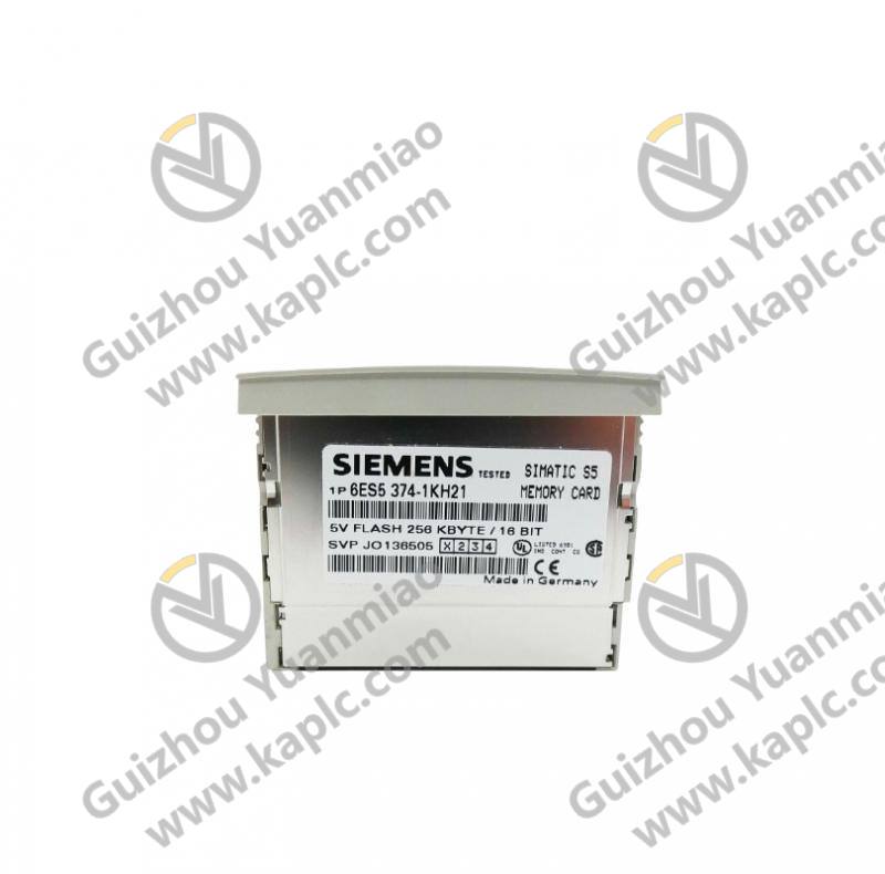 SIEMENS Simatic S5 Memory Card 6ES5374-1KH21, Industrial Control Module