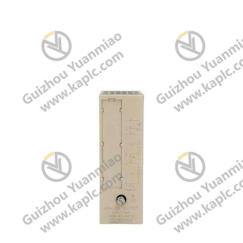 SIEMENS 6ES5470-8MC12: Compact Analog Output Module for Advanced Control Applications