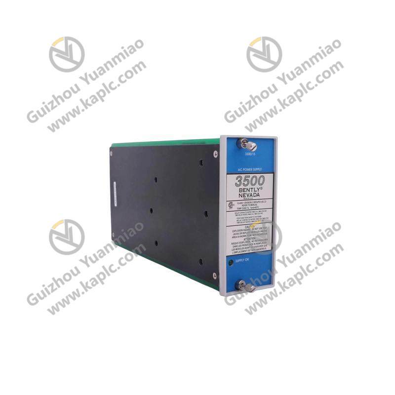 Bently Nevada 3500/15 AC Power Supply Module 106M1079-01, Precision Engineered for Industrial Contro