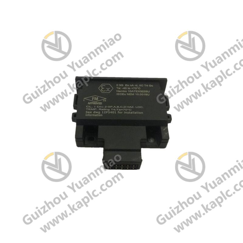 Emerson 12P4983X302 - Modular Control Plug, Advanced Functionality for Industrial Automation