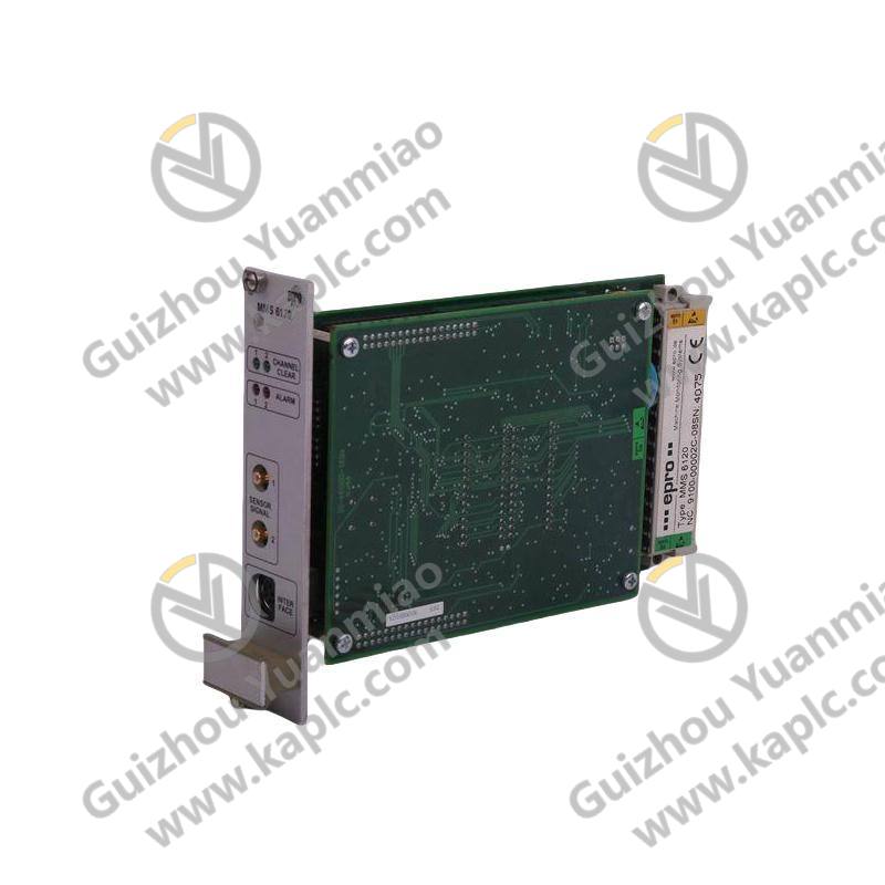 Emerson Epro MMS6120 Dual Channel Bearing Vibration Monitor, Precision Control for Industrial Applic