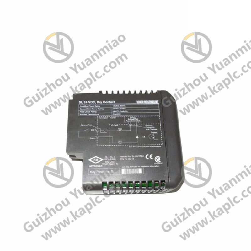 Emerson KJ3001X1-BB1 | 12P0550X132 | VE4001S2T2 Contact Card | Control Module