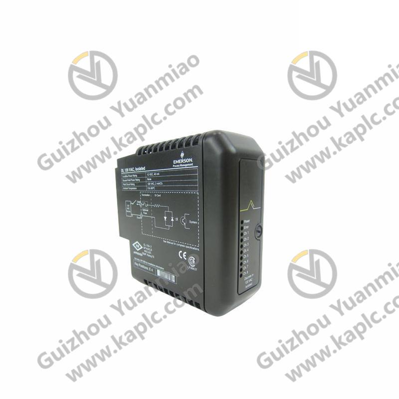 Emerson KJ3001X1-CA1 12P1980X062: Industrial Discrete Input Module, Designed for Precision Control