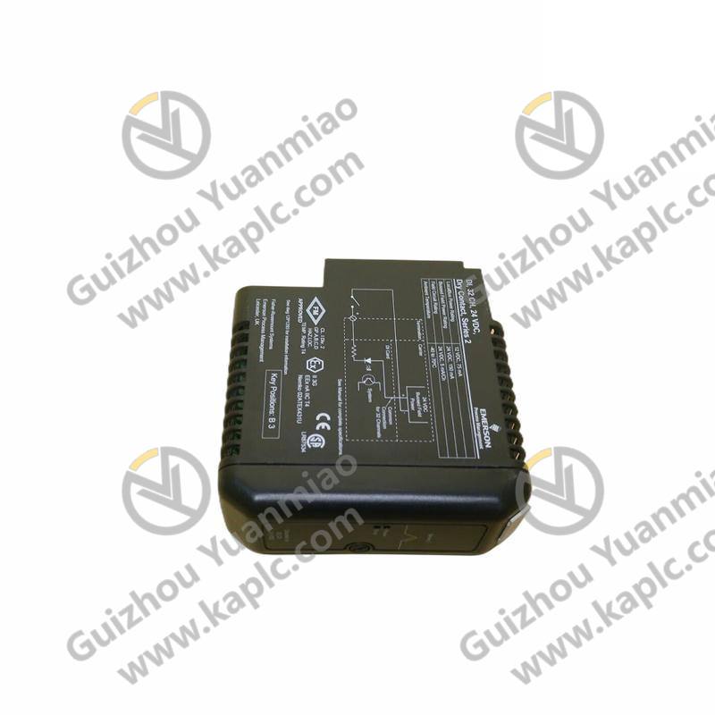 Emerson KJ3203X1-BA1, Dry Contact Card - Precision Control Module for Industrial Automation
