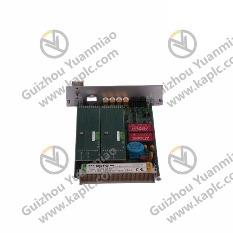 Emerson MMS6220 Dual Channel Shaft Eccentricity Monitor: Precision Measurement for Industrial Contro
