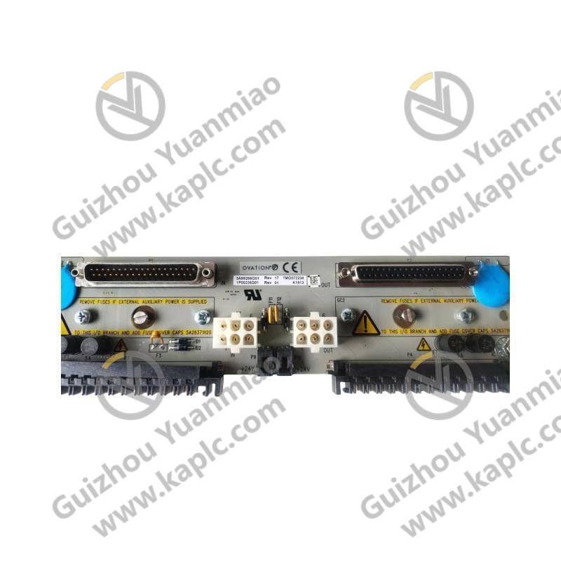Emerson Ovation 3A99266G01 Local Input Output Transition Panel