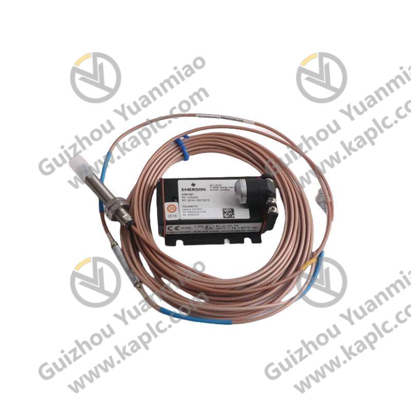 Emerson PR6423/000-010 CON021: High-Precision Eddy Current Displacement Sensor