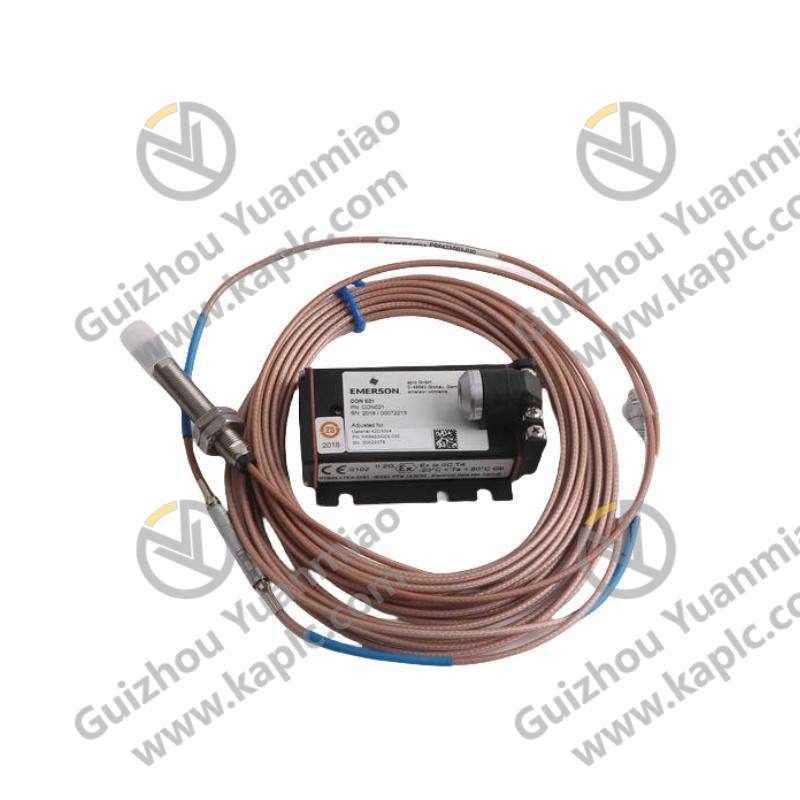 Emerson PR6423/00R-010 Epro 8mm Eddy Current Sensor with CON021 Amplifier