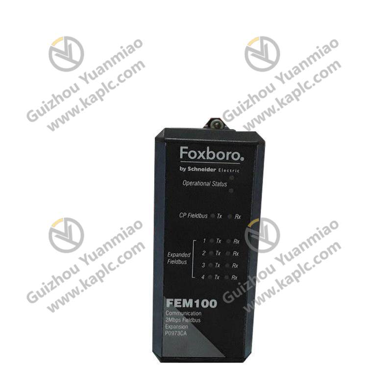 FOXBORO FEM100 Fieldbus Expansion Module - Industrial Control Module for Enhanced System Connectivit