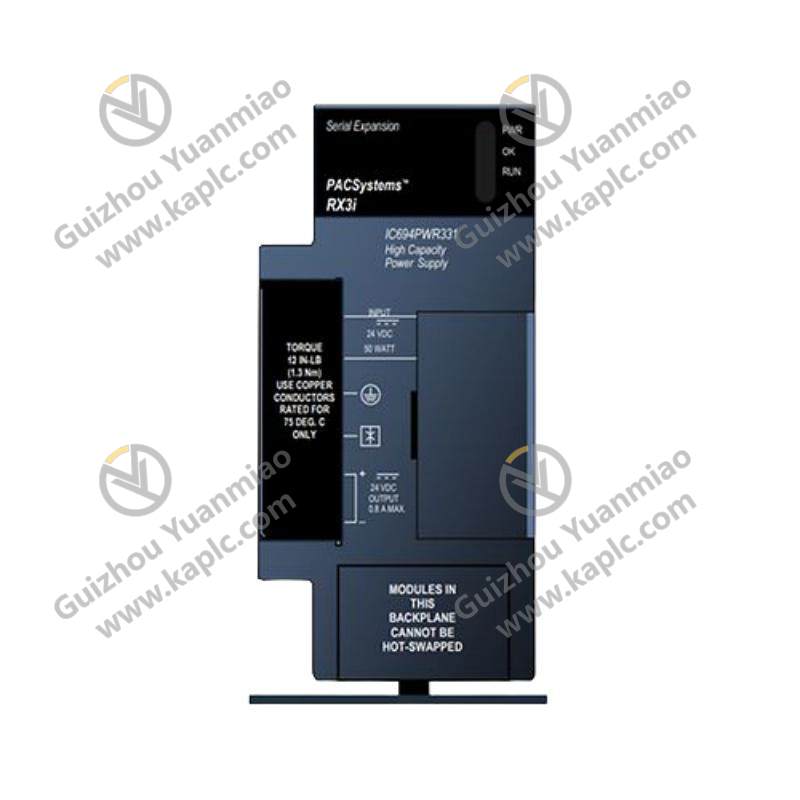 GE IC694PWR331 Power Supply - 24 Vdc High Capacity