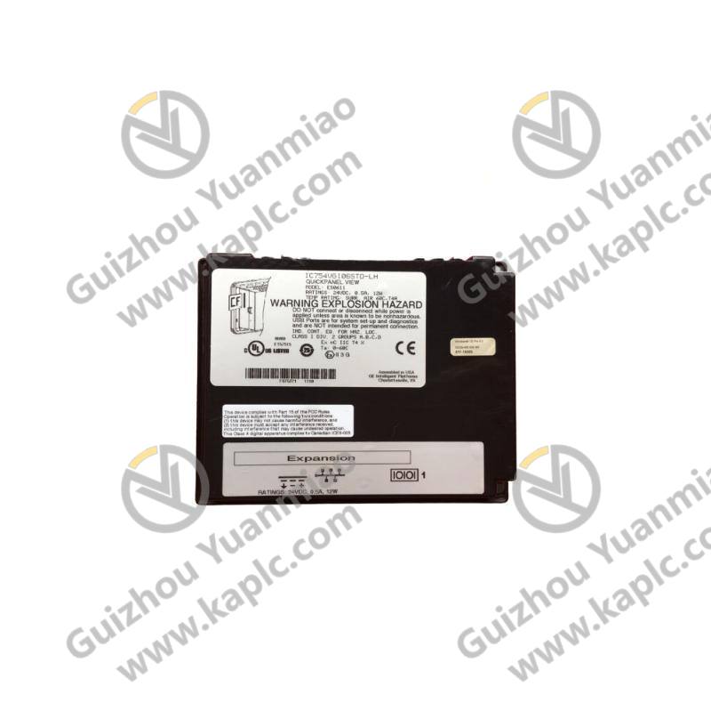 GE IC754VGI06STD Operator Interface - Advanced Manufacturing Control Module