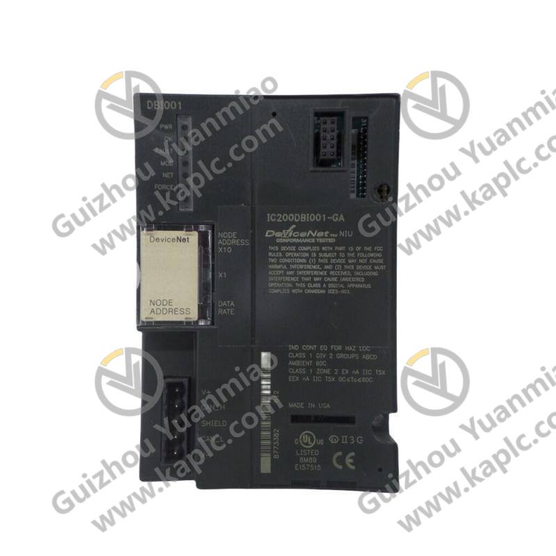 GE Fanuc IC200DBI001: Advanced DeviceNet Network Interface Unit