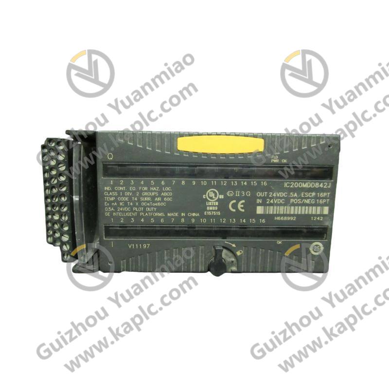 GE IC200MDD842J: Mixed 24VDC Output ESCP for Efficient Process Control