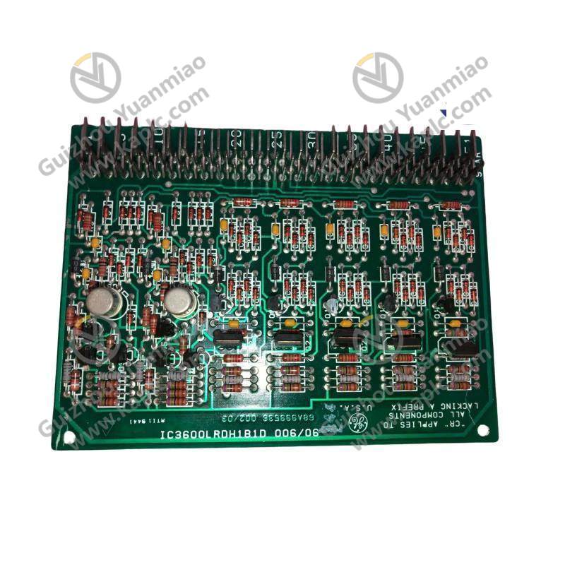 GE IC3600LRDH1B1D: Advanced Relay Driver Card for Mark I/Mark II Series, Designed for Scalable and A