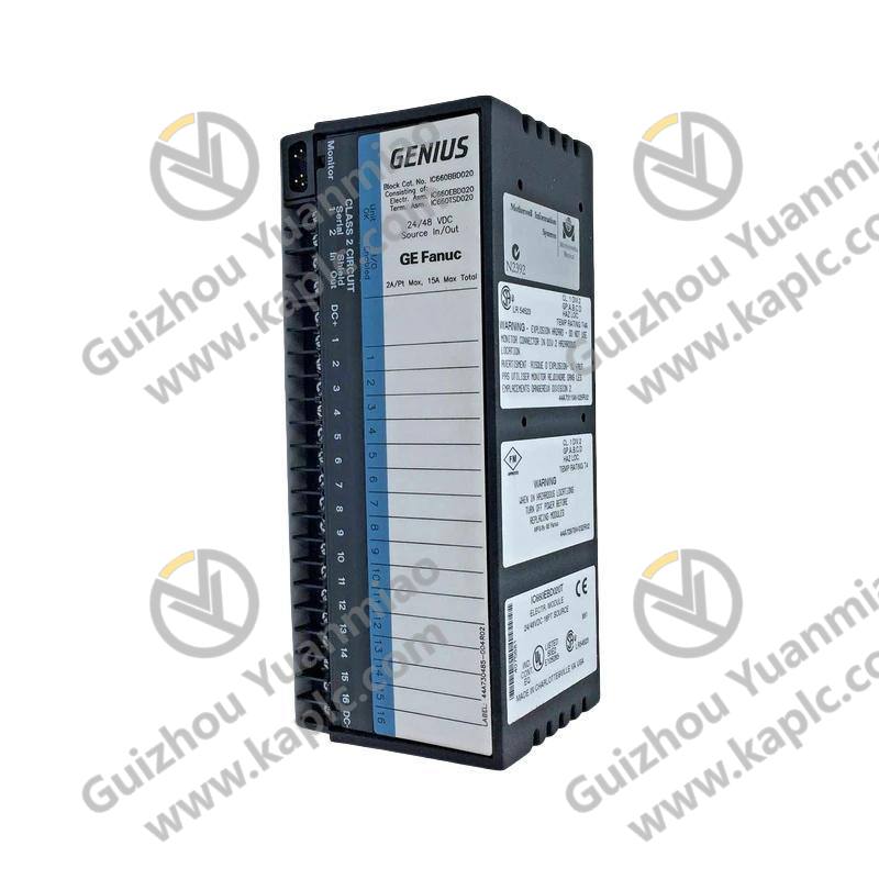 GE PLC IC660BBD020 I/O Interface Block