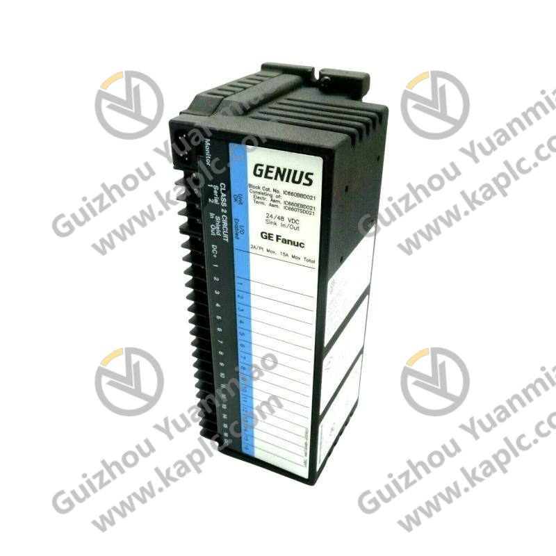 General Electric IC660BBD021 GE Fanuc Serial I/O Block for Industrial Control Systems