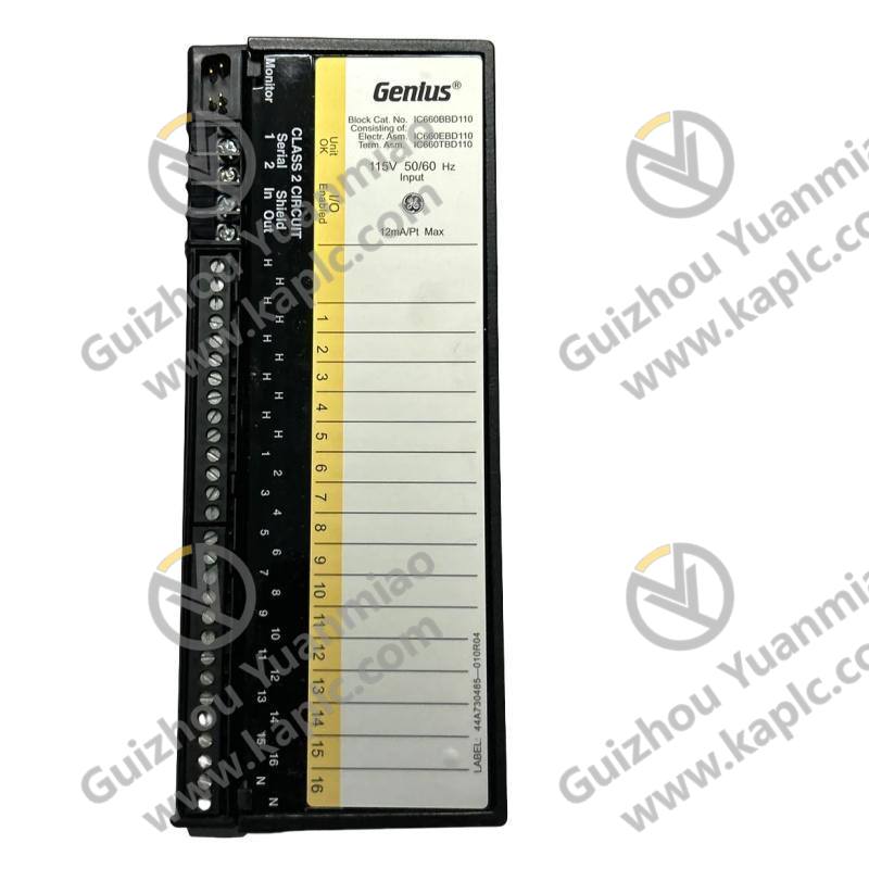 GE IC660BBD110: Advanced Discrete Input Block for Industrial Control Solutions