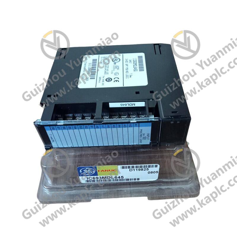 GE IC693MDL645 Positive/Negative Logic Input Module, Advanced Industrial Automation Solution