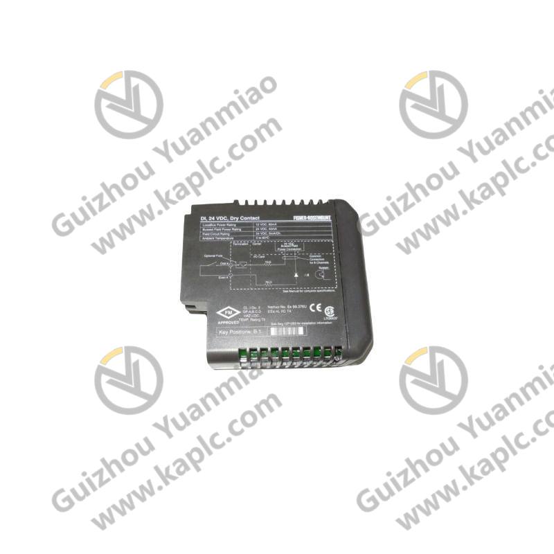 EMERSON KJ3001X1-BB1 | 12P0550X132 DI 8-Channel 24 VDC Dry Contact Card - Precision Control Module f