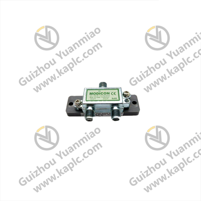 Schneider MODICON MA0186100 Coaxial Cable Splitter