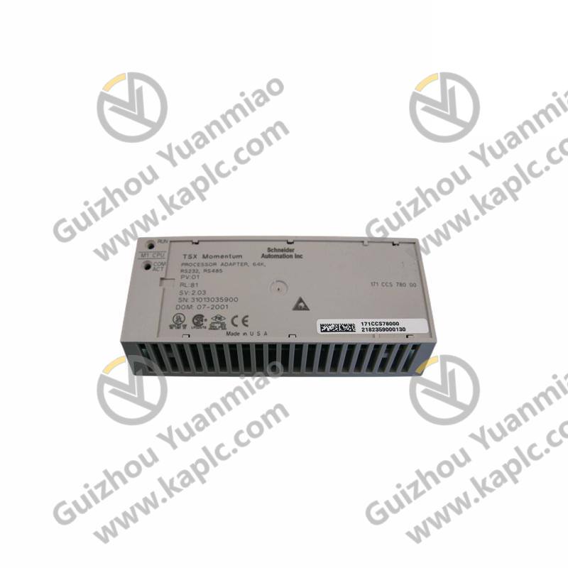 Schneider™ 171CCS78000 PLC M1/M1E Processor Adapter Module