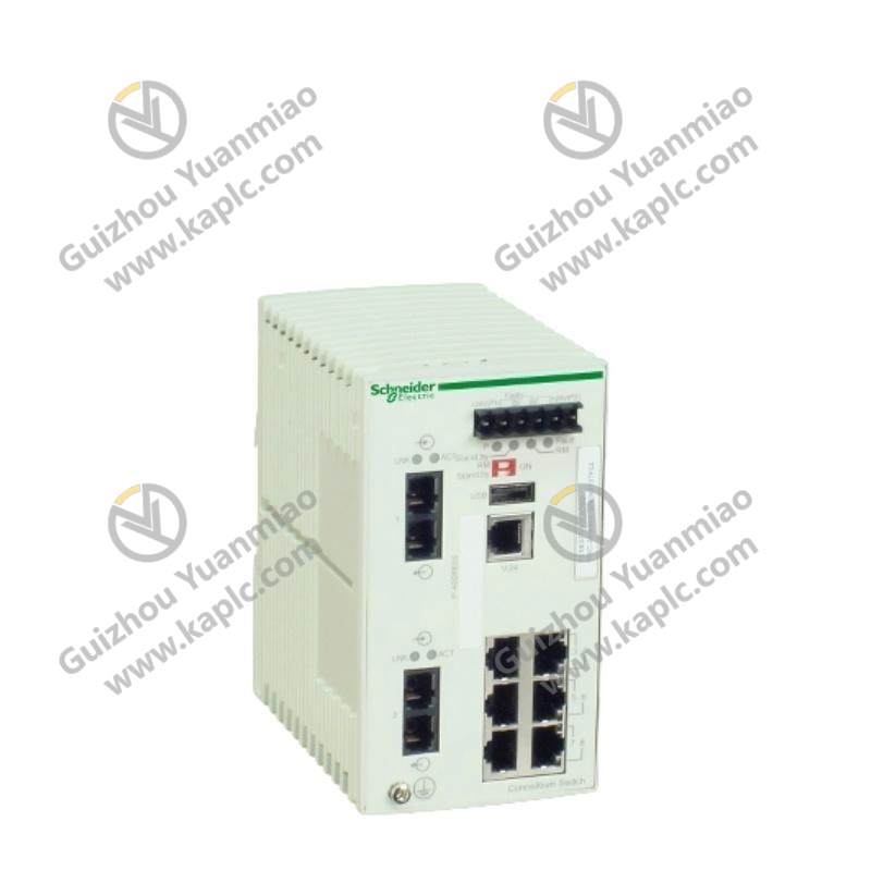 Schneider Electric TCSESM083F2CU0 Switch: 8-Port Industrial Ethernet Solution