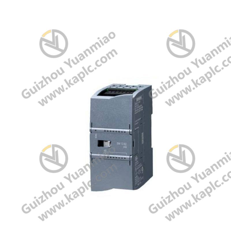 SIEMENS S7-1200 Analog Output Module, SM 1232, 4 AO, +/-10 V, 14-bit Resolution