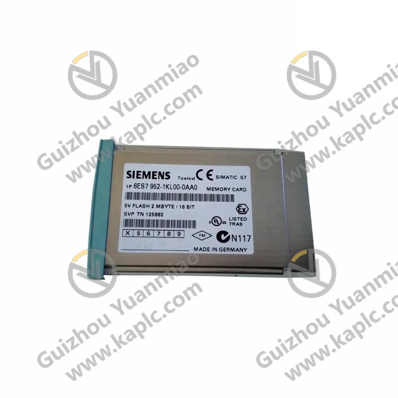 SIEMENS 6ES7952-1KL00-0AA0 Memory Card: Industrial Control Module