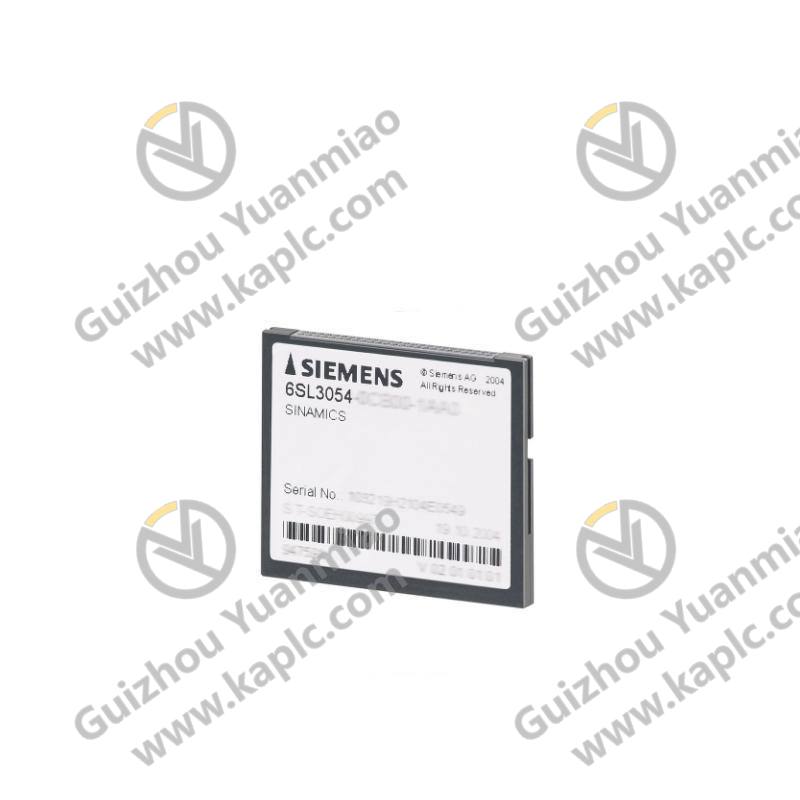 Siemens SINAMICS S120 CompactFlash card 6SL3054-0AA01-1AA0: Industrial Control System Module
