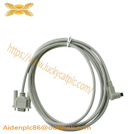 1761-CBL-PM02 8-Pin Mini DIN to 9-Pin D Shell RS232 Cable
