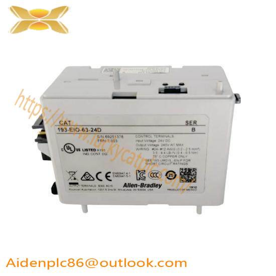 193-EIO-63-24D  193EIO6324D I/O Overload Control Module Relay
