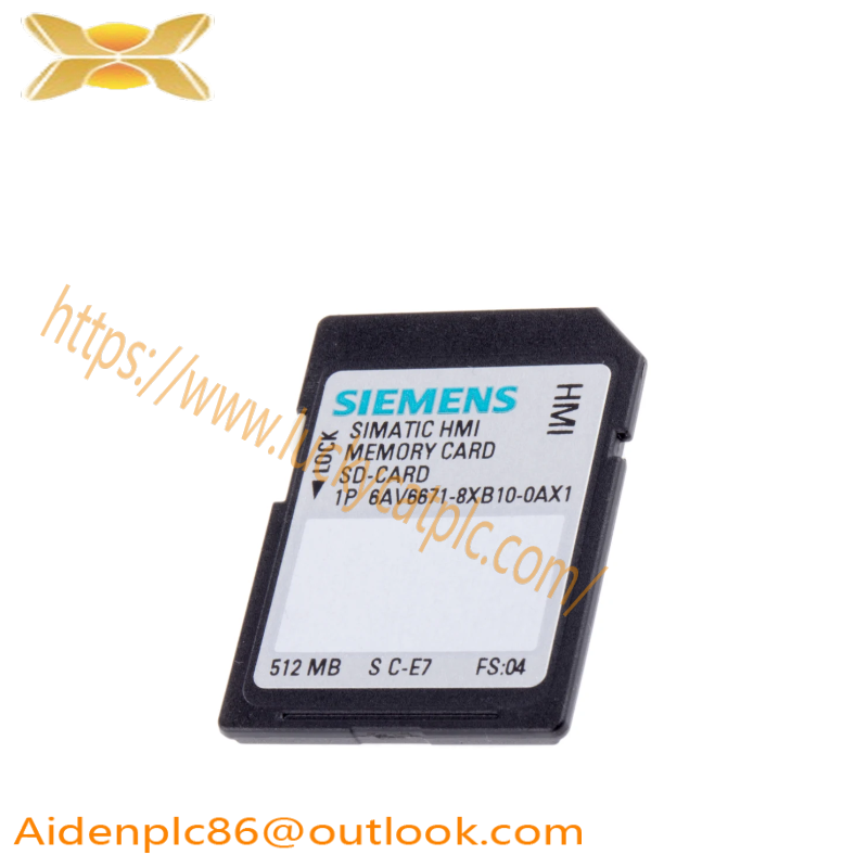SIEMENS 6AV6671-8XB10-0AX1 SIMATIC SD memory card