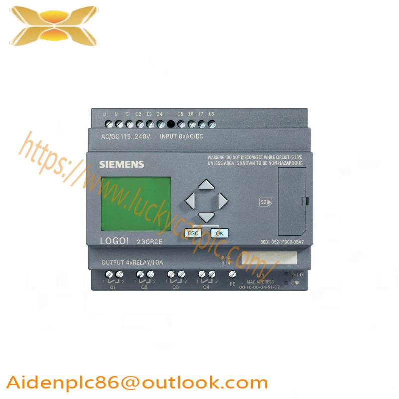 SIEMENS 6ED1052-1MD00-0BA7 Logic Module Display 12/24VDC